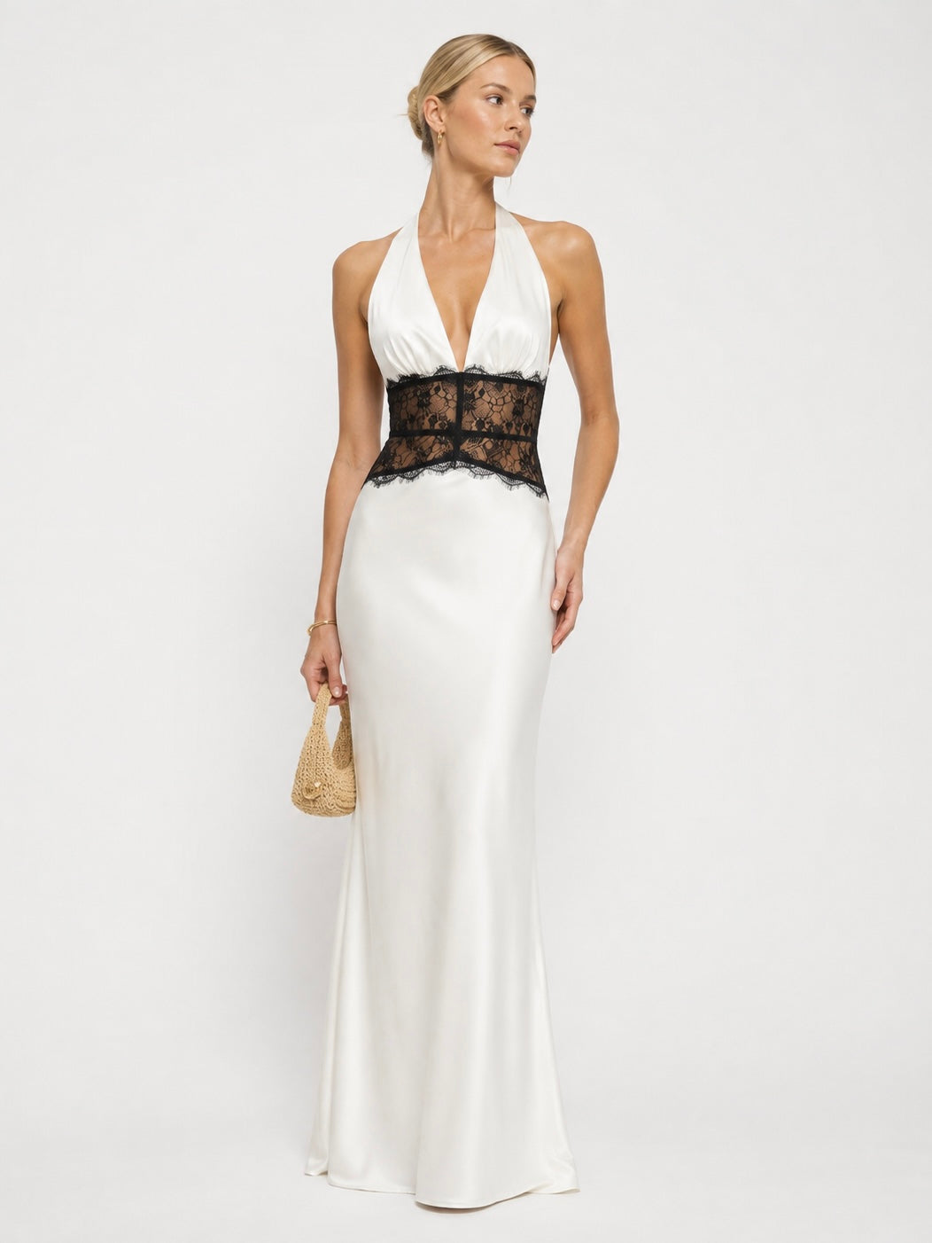 Elfenbeinfarbenes Kleid