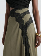 Olive Lace Dress - TUA. Milano #