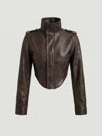 Studio Leather Jacket - TUA. Milano #
