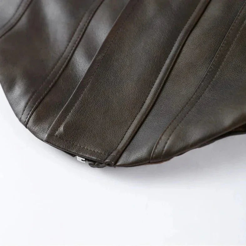 Studio Leather Jacket - TUA. Milano #