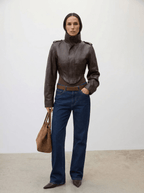 Studio Leather Jacket - TUA. Milano #